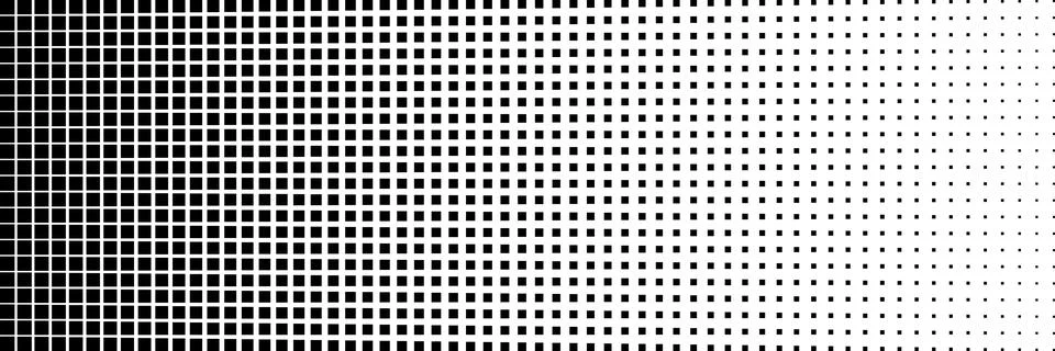 Horizontal black square design for pattern and background Stock Illustration