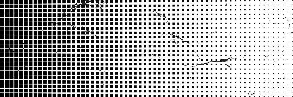 Horizontal black square retro design for pattern and background Stock Illustration