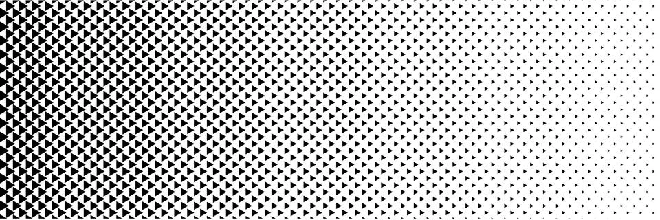 Horizontal black triangle design for pattern and background Illustrazione stock