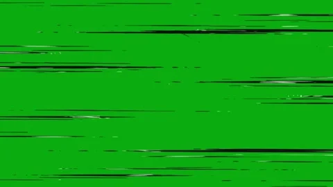 Horizontal black white comic lines animated on green screen action speed flash Stockbeeldmateriaal 335218014