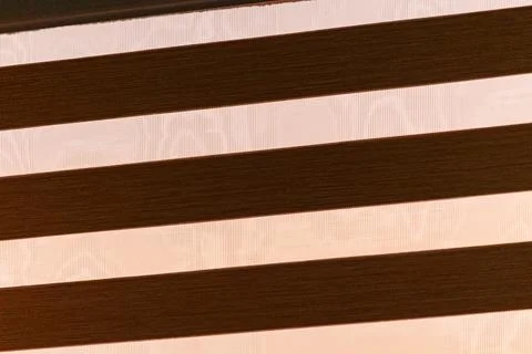 Horizontal blinds with light and shadow Stock Photos