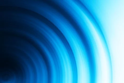 Horizontal blue circle bokeh background Foto stock