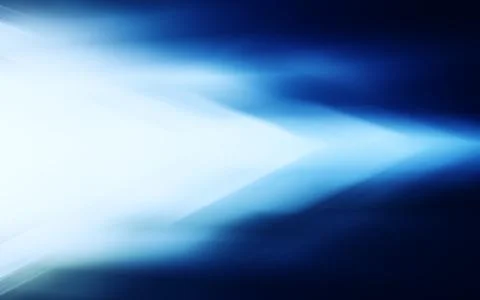 Horizontal blue glow winter light business digital abstraction Stockillustratie