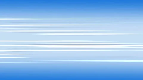 Horizontal blue glowing speed lines. Moving anime background. Speed lines energy Stock Footage 327681112