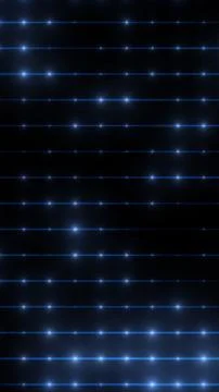Horizontal blue light lines with glowing points on a dark background, sugge.. イラスト素材