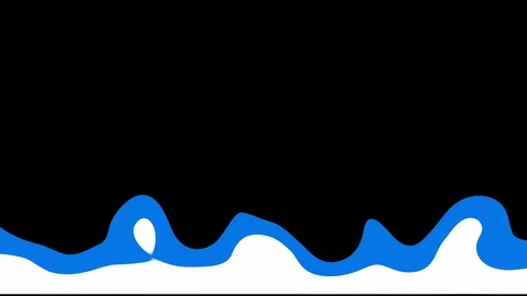 Horizontal Blue Liquid Motion Graphics Stock Footage 121464809