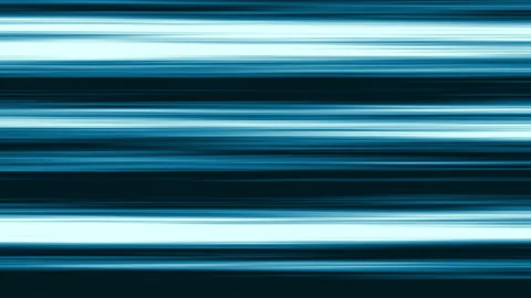 Horizontal blue parallel lines moving on black background Video stock 134853070