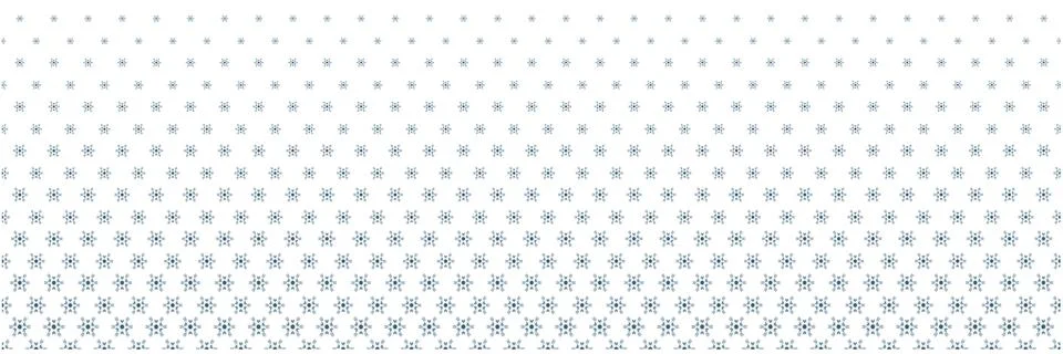 Horizontal blue snow shape design on white for pattern and background,Christm Stock Illustration