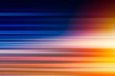 Horizontal blur fast speed accelerate high perform light blast for technology Stock Photos
