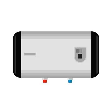 Horizontal boiler icon, flat style Ilustración de archivo