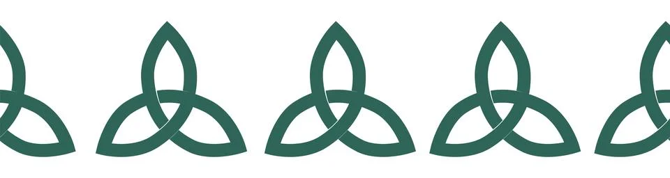 Horizontal border, set Magic and heavens seamless pattern, with magical eleme Ilustração Stock