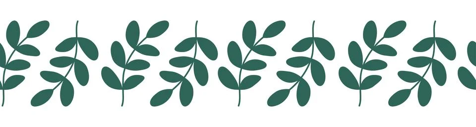 Horizontal border, set Magic and heavens seamless pattern, with magical eleme Illustrazione stock