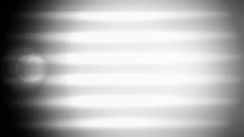 Horizontal bright flashing light in the dark Stock Footage 320144932