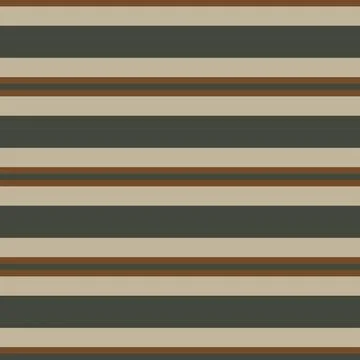 Horizontal Brown Striped seamless pattern design Stock Illustration
