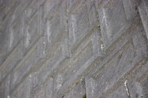 Horizontal Cement Brick Wall Stock Photos