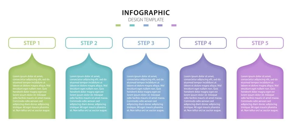 Horizontal chart for business presentations that is commonly. Stock Illustration