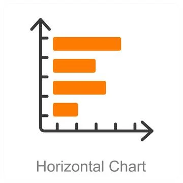 Horizontal Chart Stock Illustration
