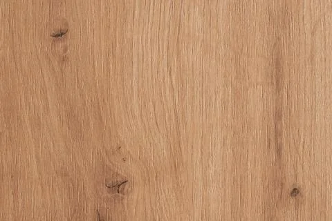 Horizontal close-up view of a natural light brown wooden texture showing de.. Stock-Fotos