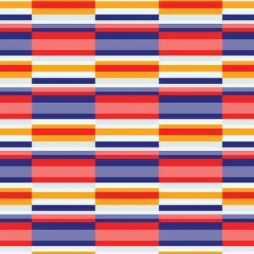 Horizontal color lines seamless pattern Stock Illustration