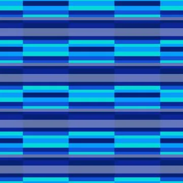 Horizontal color lines seamless pattern Stock Illustration