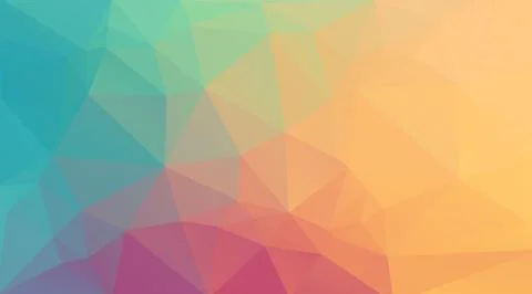 Horizontal color triangle background Stock Illustration