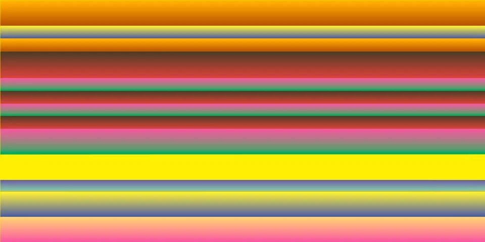 Horizontal colored stripes. Background of rainbow horizontal stripes. Illustrazione stock