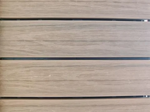 Horizontal Composite Wood Decking Planks Background Texture Stock Photos
