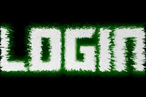 Horizontal computer login illustration background Illustrazione stock