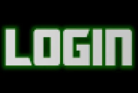 Horizontal computer login pixelated illustration background Ilustración de archivo