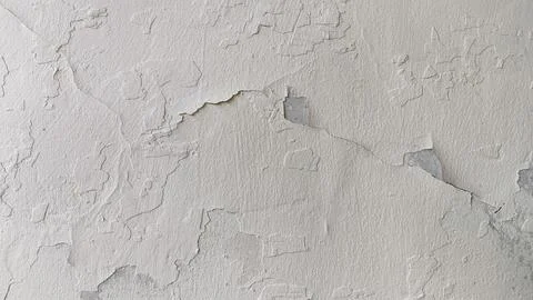 Horizontal concrete wall with broken texture and peeling damage, perfect fo.. Stock Photos