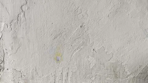 Horizontal cracks on cement wall surface with weathered and gritty appearan.. Stock Photos