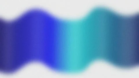 Horizontal Cyan Flow with Smooth Transition and White Background Contrast Stock Illustration