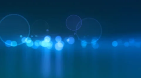 Horizontal defocused line of blue dots. Abstract background. Loop. Video stock 44562720