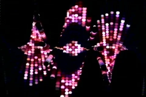 Horizontal dna vj mix Stock-Footage 135801