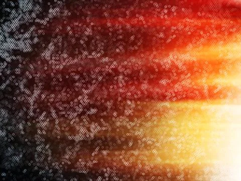 Horizontal dramatic deep space with sun blast illustration backg Stock Illustration