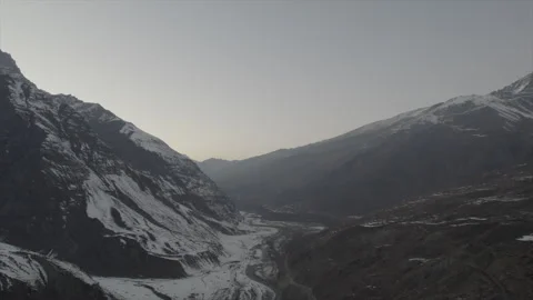 Horizontal drone video of Leh Ladakh (RAW, unedited) Stock Footage 324940893