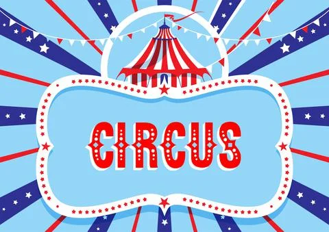 Horizontal entertainment poster Stock Illustration