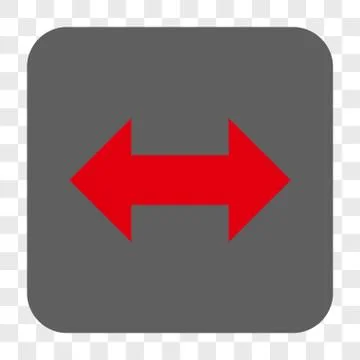 Horizontal Exchange Arrows Interface Toolbar Button Stock Illustration