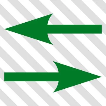 Horizontal Exchange Arrows Vector Icon 스톡 일러스트