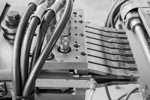 Horizontal expander detail Stock Photos