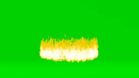 Horizontal Fire Burning Animation Stock Footage 320829196