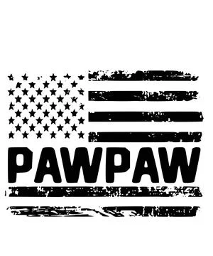 A horizontal flag pattern features the text centered across the middle stripe Stock Illustration