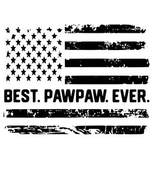 A horizontal flag pattern features the text centered below the star field. Stock Illustration