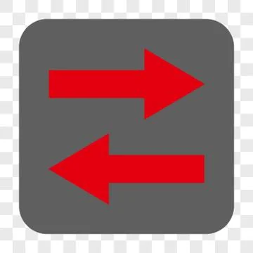 Horizontal Flip Arrows Interface Toolbar Button Stock Illustration