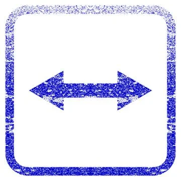 Horizontal Flip Framed Textured Icon Stock Illustration