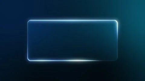 Horizontal Floating Glass Screen 3D Stock Footage 325889870