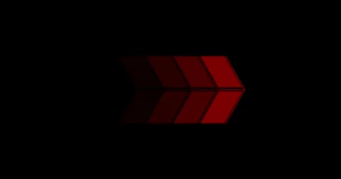 A horizontal force teal chevron arrows pointing left to right position animation Stock Footage 340031257