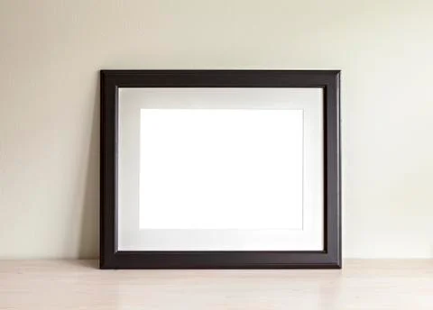 Horizontal frame mockup scene 스톡 사진