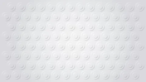 Horizontal Full Frame White Rounded Background. Minimalistic Seamless Pattern Stock Illustration