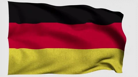Horizontal Germany Flag Stock Footage 340402329